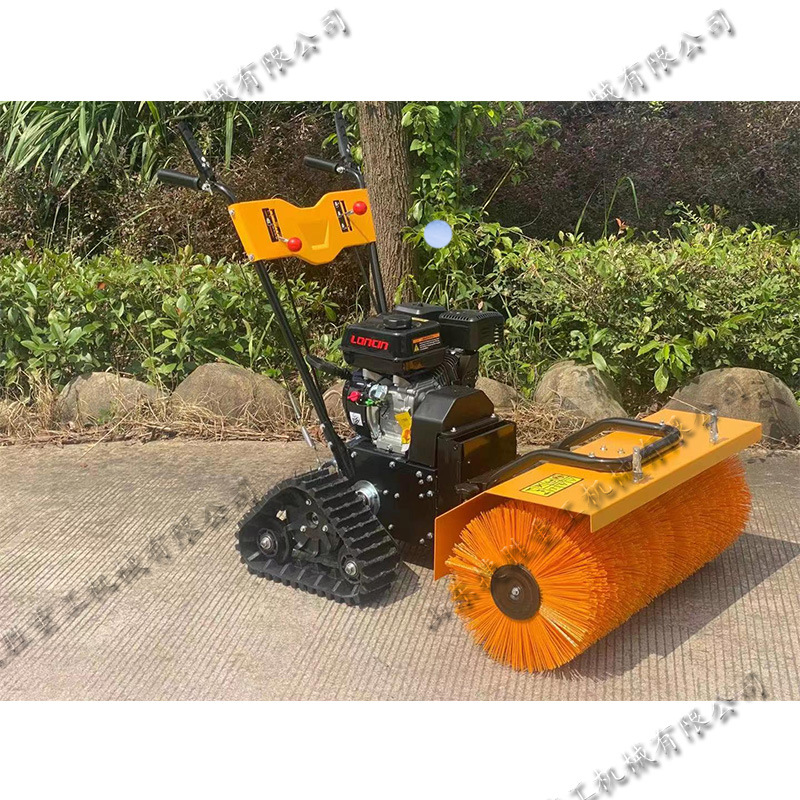 手推式毛刷式汽油扫雪机广场码头冬季扬雪机工厂