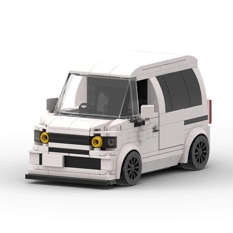 MOC конструкторы совместимы с LEGO 143463 Honda N Van фургон 8-гридскор сборка.Speed серия украшения