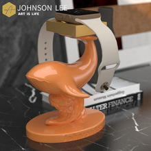 鲸鱼摆件适用于iwatch s9苹果华为手表充电支架托可爱创意周边App