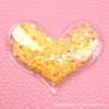 Transparent nail sequins for St. Valentine's Day for contouring, ceramics, accessory, hairgrip