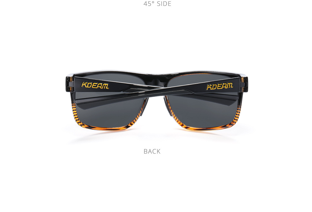 60g Weight Full Frame Glasses Structure Sunglasses Classification PC, UV400 Protection Lens Material Square Glasses Style Outdoor, Travel Occasion Solid Color Pattern Men's Gender Casual, Sports Style Casual Sports Solid Color PC UV400 Protection Square Full Frame Men's Sunglasses 6