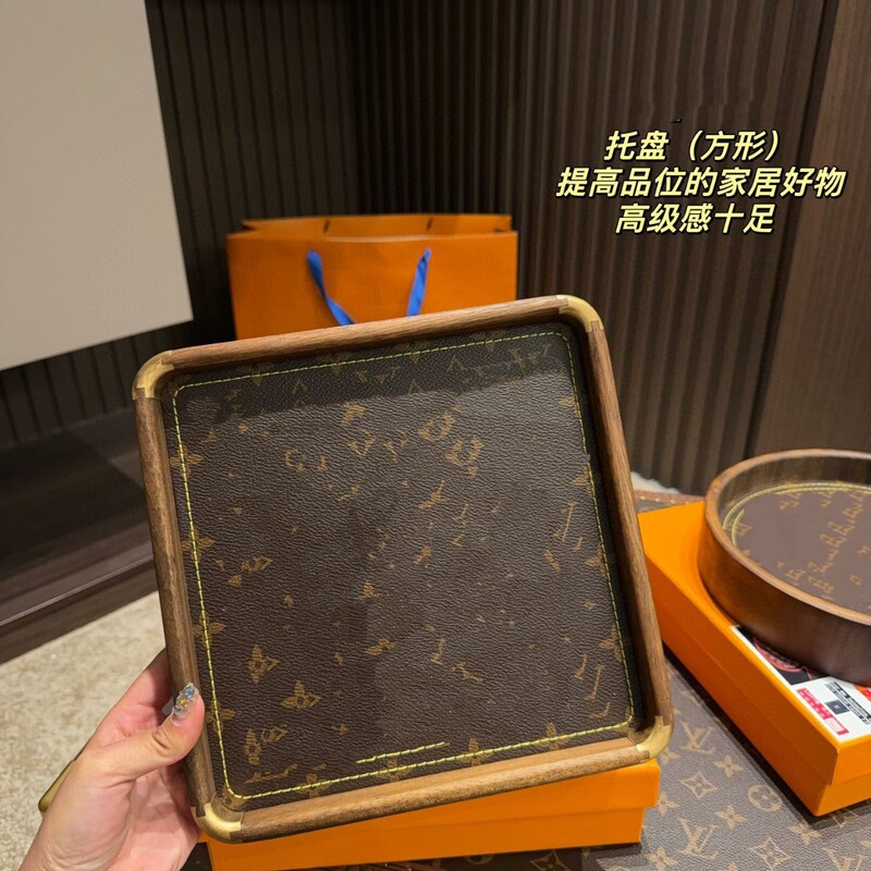 黑胡桃木手工老花托盘收纳手串文玩托盘会所摆拍酒店餐厅木质茶盘|undefined