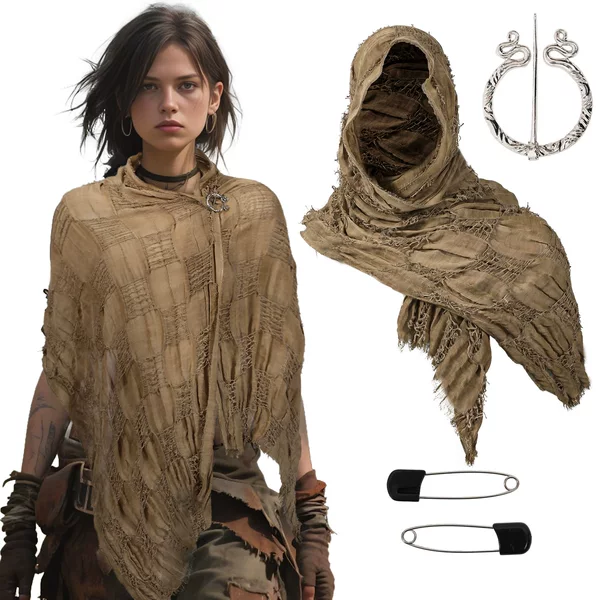 Cross-Border Amazon Distressed Four-Season Beggar Style Hanging Beard Cotton and Linen Shawl Fashion Versatile Casual Scarf Factory Sales Wholesale