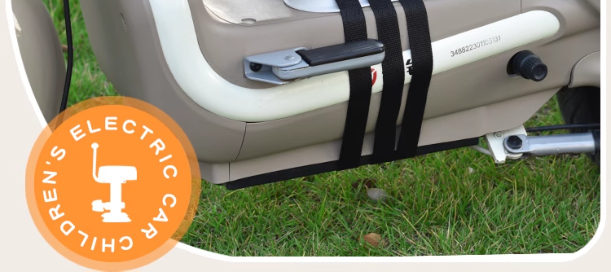 Suitable for Electric Vehicle Child Seats, Thickened Version, Liftable Child Stool, Baby Front-Mounted Battery Car for Children