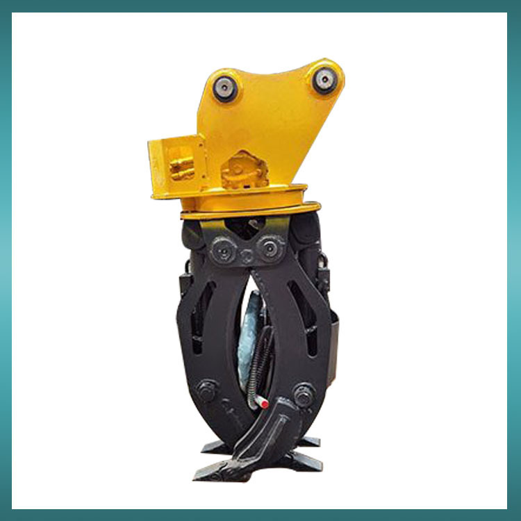 Forest Farm hydraulic wood gripper rotary clamp wood loading equipment simple operation excavator is equipped with handling steel gripper