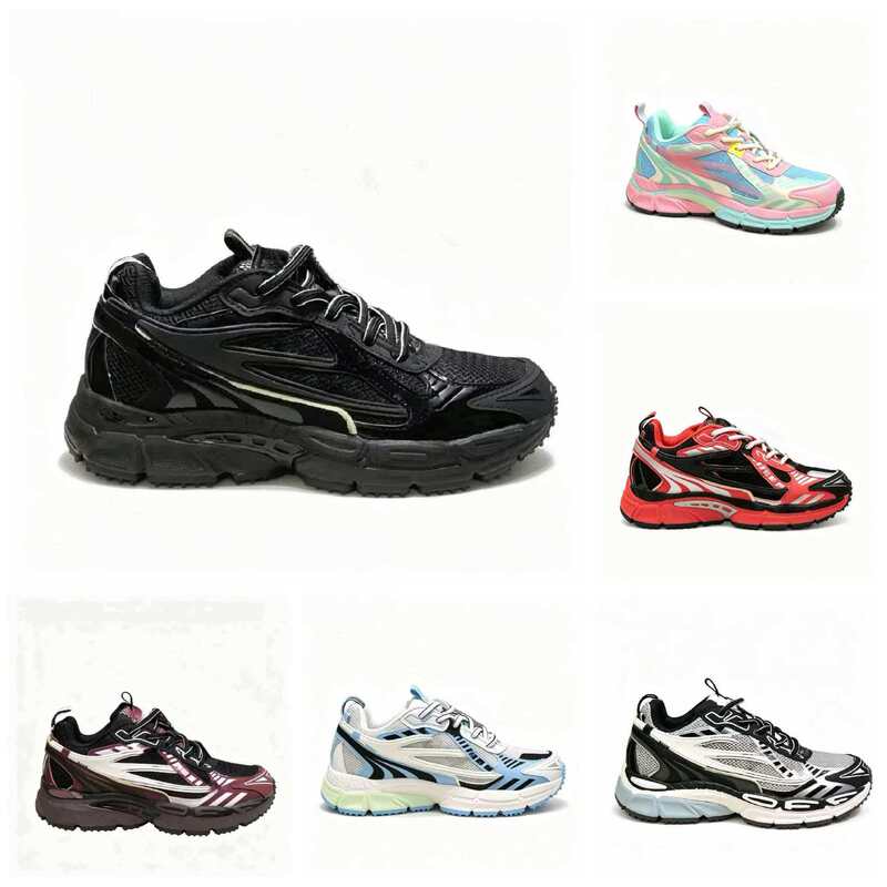 Cross-border foreign trade Putian shoes Off new arrow series couple's lightweight round-toe lace-up casual shoes for men and women