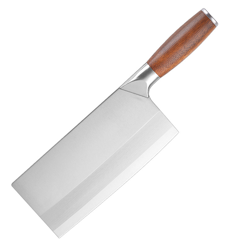 Cuchillo de cocina de acero inoxidable forjado de dos piezas Cuchillo de corte afilado para el hogar Cuchillo de cocina Cuchillo de carne Cuchillo de chef Cuchillo de doble uso
