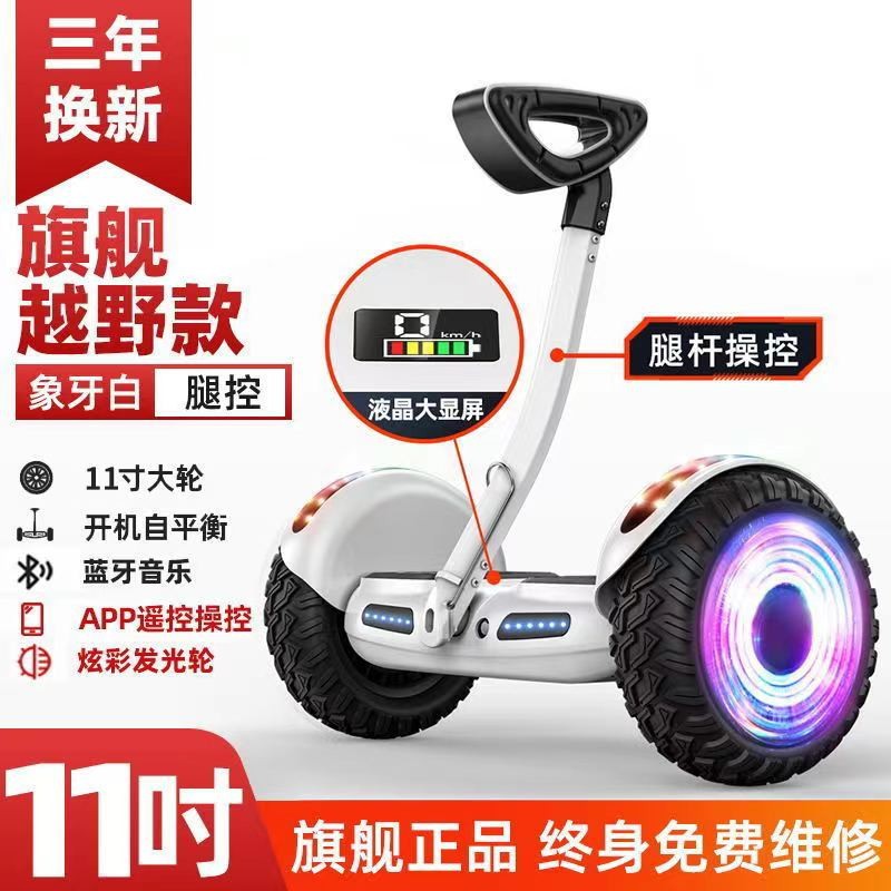Fábrica al por mayor entrega Comercio exterior eléctrico inteligente control de la pierna de los niños APP control manual equilibrio coche doble-rueda adulto paralelo Coche
