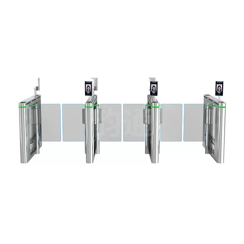 不锈钢通道闸大厦写字楼人脸刷卡人行识别闸机大门出入口机定制