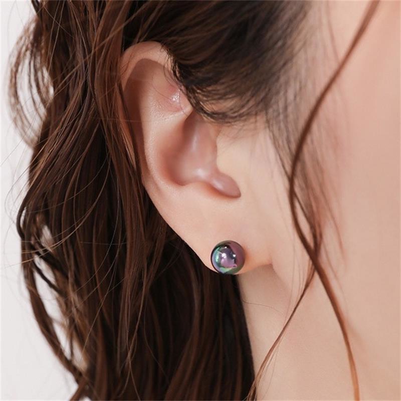 1 Pair Simple Style Commute Geometric Plating Sterling Silver Ear Studs display picture 5