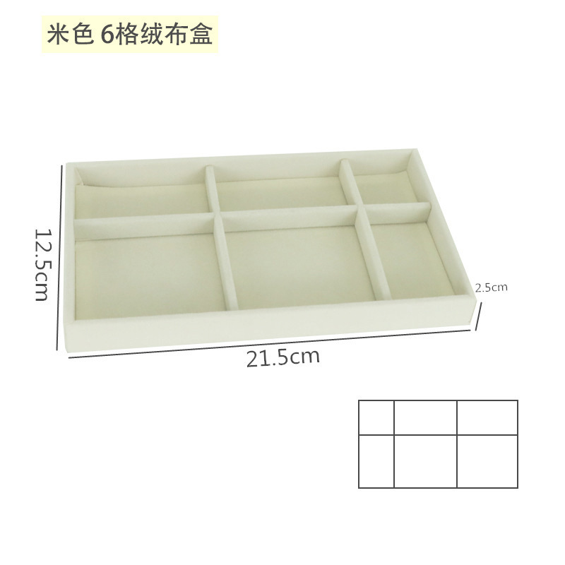 Muestra de joyería negra de alta calidad de tela de vello para ver paletas de joyería caja de almacenamiento collar de joyería anillo bandeja de visualización image 33