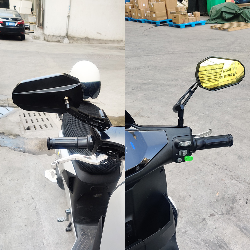 Suministro exclusivo transfronterizo de espejos retrovisores para vehículos eléctricos UQi U+b N1S M2 Ube 9 C90, reflectores modificados