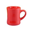 Ceramics Cup Factory Candy Cup Colored Glaze Milk Cup Xiaoman waist ceramic cup promotion with spoon Mark cup water cup