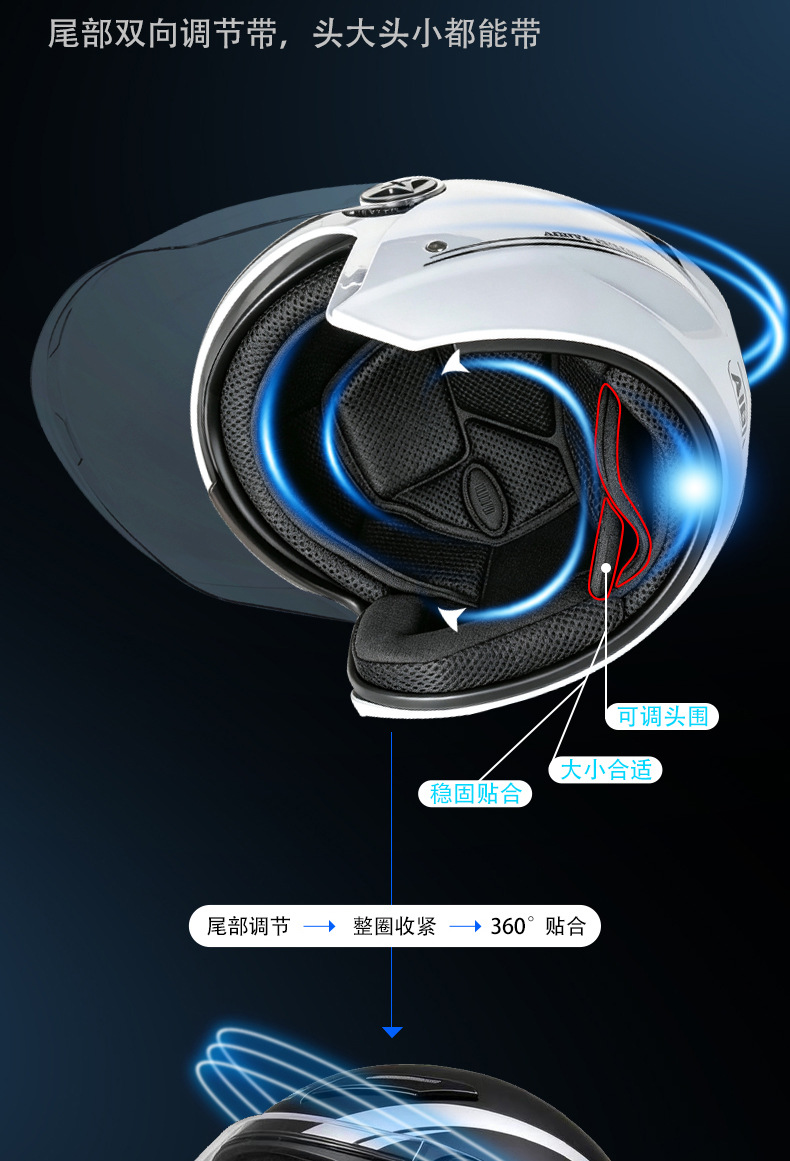 [Cross-border] Cycling Commute Electric Vehicle Helmet, Universal for Women, Warm, 3C Certified Motorcycle Helmet, High-Definition Anti-Fog for Men
