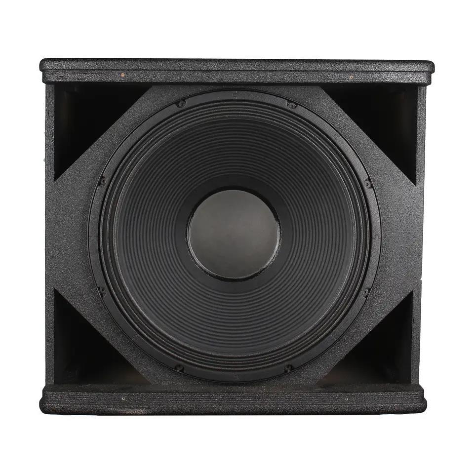 Sistema de matriz de línea de subwoofer profesional de 18 pulgadas de un solo subwoofer fuerte etapa KP618s directo