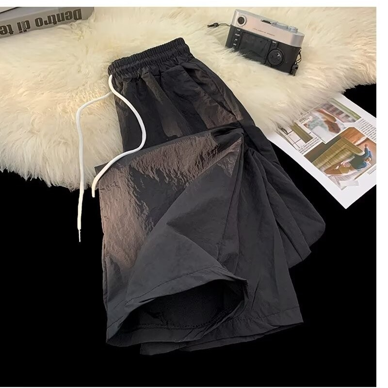 Silk quick dry summer thin sports breathable trousers for men and…