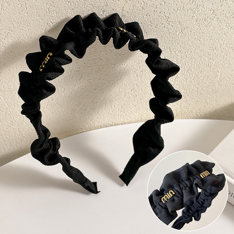 11#Pleated mln headband