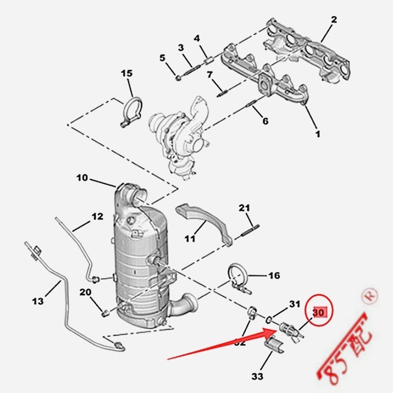 9801187080 Injector 9813930180 Is Suitable for Citroen Berlingo Cactus Peugeot 208