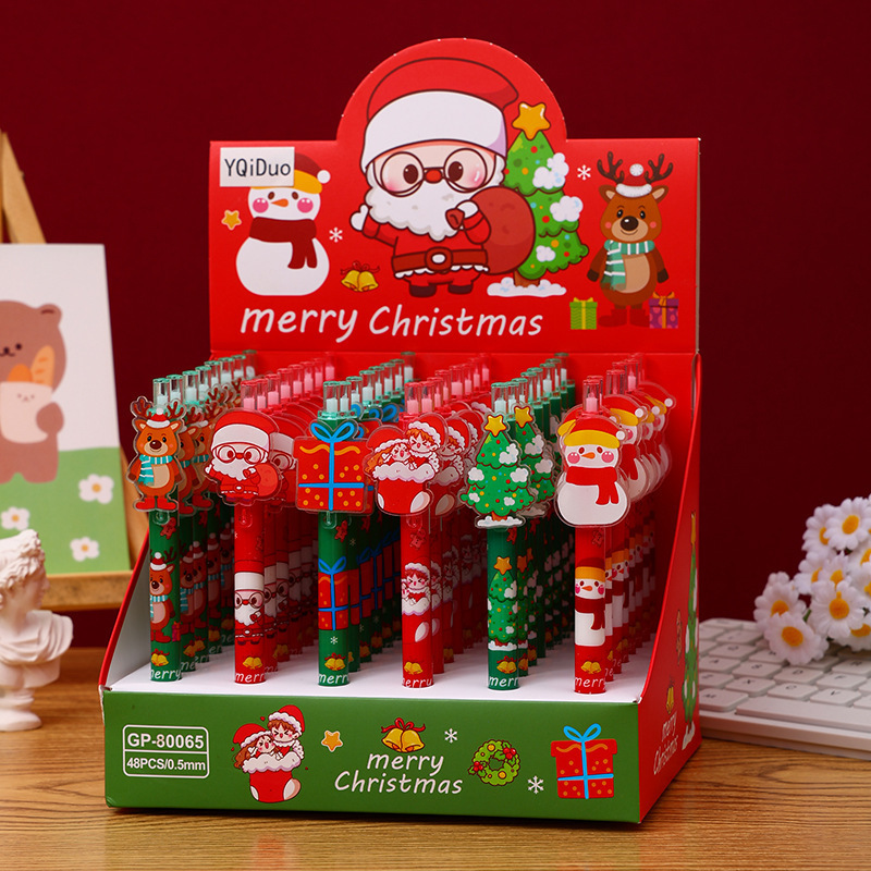 Caza de brujas cartón de dibujos animados K-POP bolígrafo neutro Lumi Zoey imagen de los estudiantes bolígrafo de escritura comercio exterior