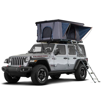 Car Tent Aluminum Alloy Hard Top Portable Outdoor Camping Quick-Open Waterproof Car Roof Tent (Avtomobil dam çadırları) - black-shell-dark-gray-fabric-or-black-fabric-22813923cm-80kg-2-3-people