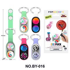クロスボーダー指間減圧pop sockets PopPuck Fidget弾性磁力解凍益智キーホルダー