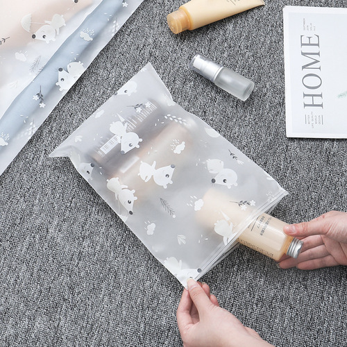 Travel storage bag clothing organization bag portable frosted waterproof sealed bag luggage clothing underwear storage bag