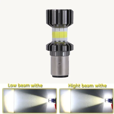Motorcycle Eight-Sided Led Motorcycle headlights, headlights - white-light-double-claws-and-eight-sides