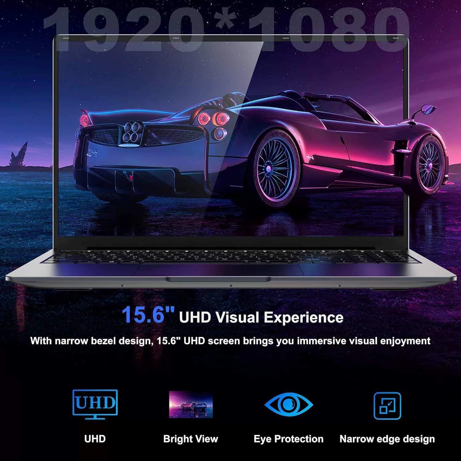 Quad-core laptop, (Physicals), 15.6 inch