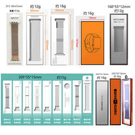 包装盒适用苹果iwatch米兰高山海洋海洋华为三星手表带6789se彩盒