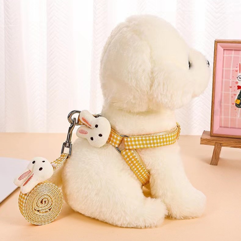 Nuevo tipo de cuerda de tracción para perros cinturón de pecho chaleco tipo mascota cuerda de paseo para perros pequeños y medianos perros Shiba Fadu Corky anillo de cuello