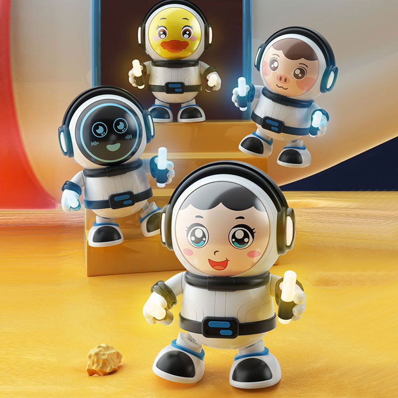 Espacio eléctrico transfronterizo columpio muñeca música educativa para niños juguete eléctrico para niños y niñas puesto de regalo al por mayor