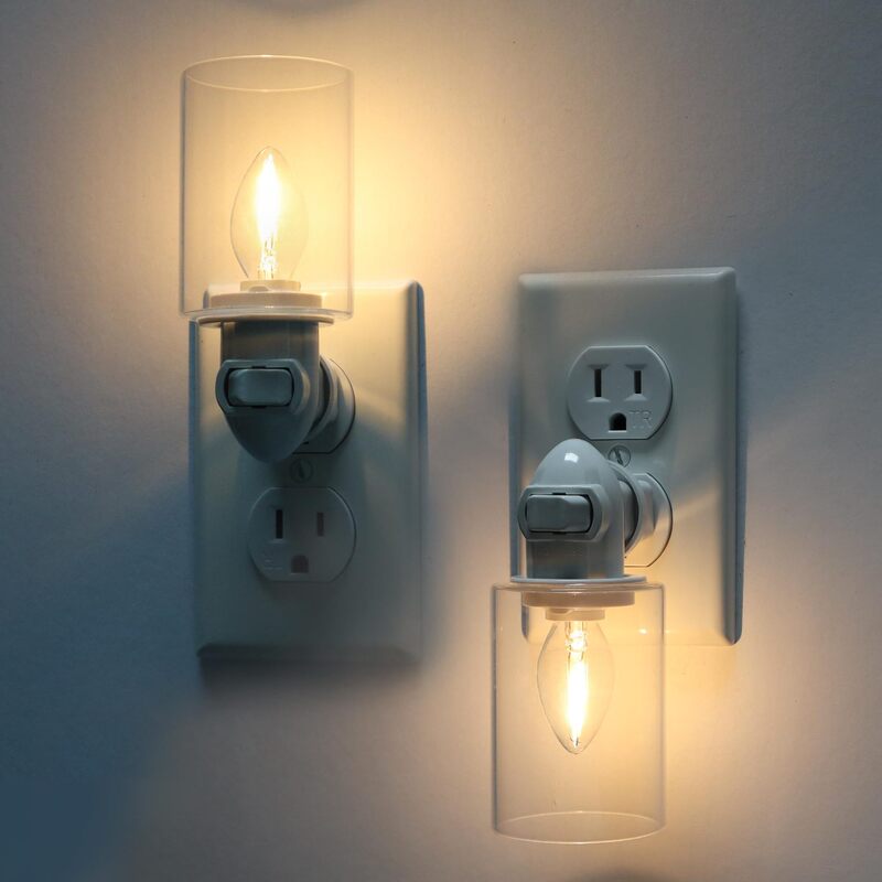 Amazon Led Wall-Mounted Plug-In Night Light Atmosphere Light Manual Switch Baby Nursery Bedroom Lighting Hot Model