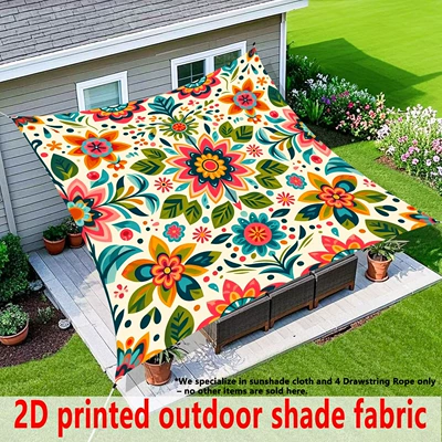 TEMU's popular Bohemian mandala flower sunshade, outdoor canopy, sunshade fabric, cross-border sunshade curtain (Avtomobil yan çətirləri) - zyb-449-150150cm