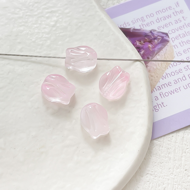 21g Weight Beads Jewelry Making Type 10 * 8mm, 11 * 16mm Jewelry Making Size DIY Jewelry Accessories Classification 10 Pieces Quantity glass Material Leaf, Flower Pattern Simple Style Style 10 Pieces 10 * 8mm 11 * 16mm Glass Leaf Flower DIY Jewelry Accessories Beads 6