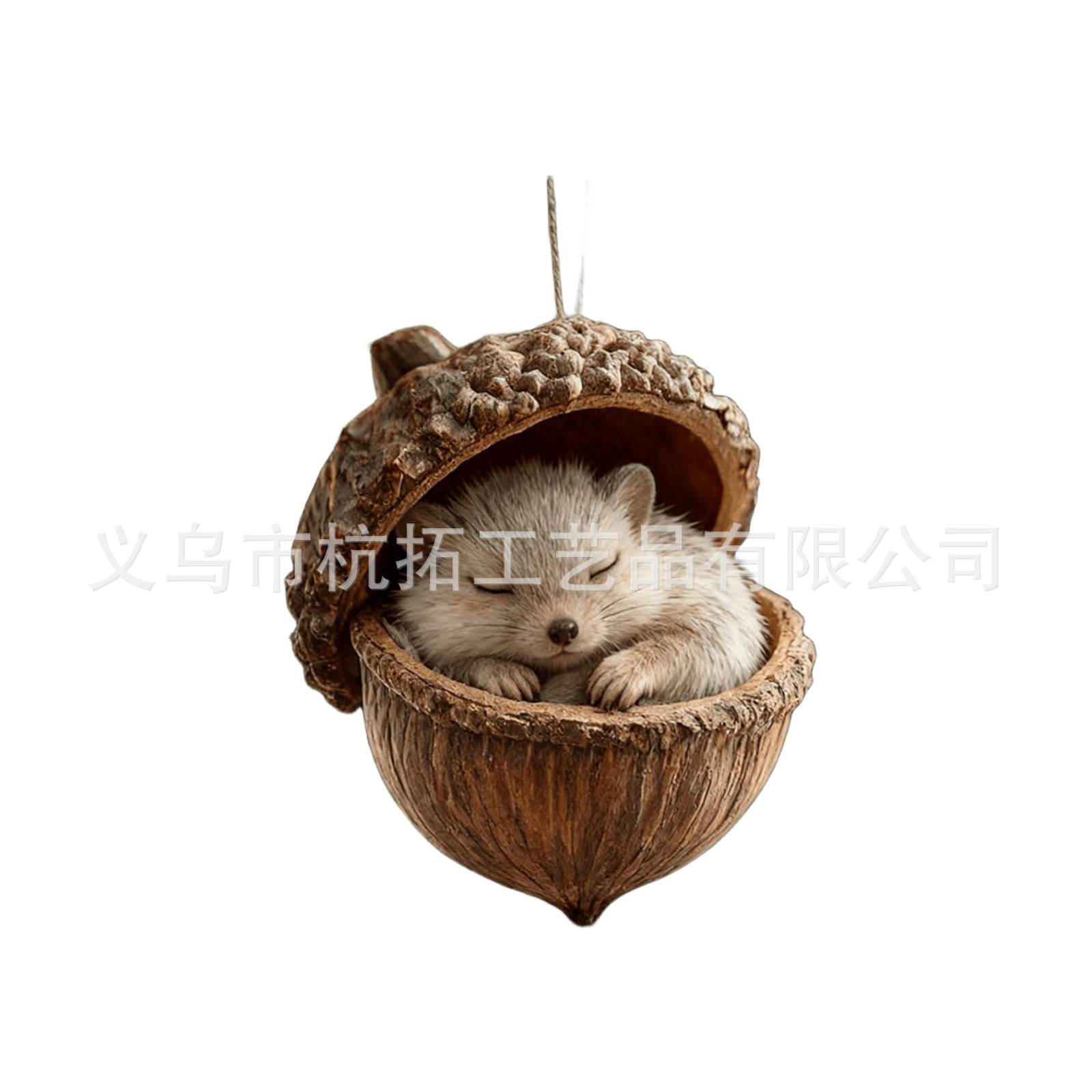 Colgar decoración transfronteriza acrílico de otoño ardilla de campo erizo animal de la familia fiesta decoración del hogar colgar image 12