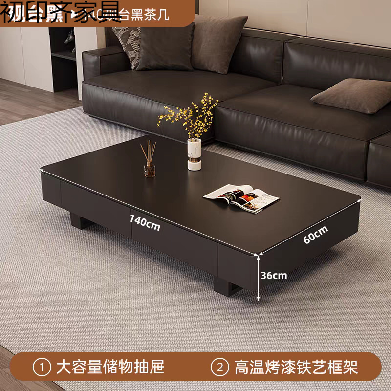 简约意式茶几家具客厅家用简约风轻奢高级感小户型茶几大理石茶几|undefined