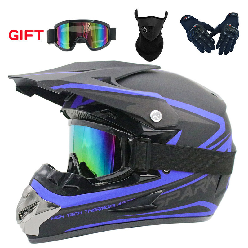モトクロスヘルメット四季ヘルメット男マウンテンバイク小型クロスカントリーヘルメット全ヘルメット送風鏡マスク手袋|undefined