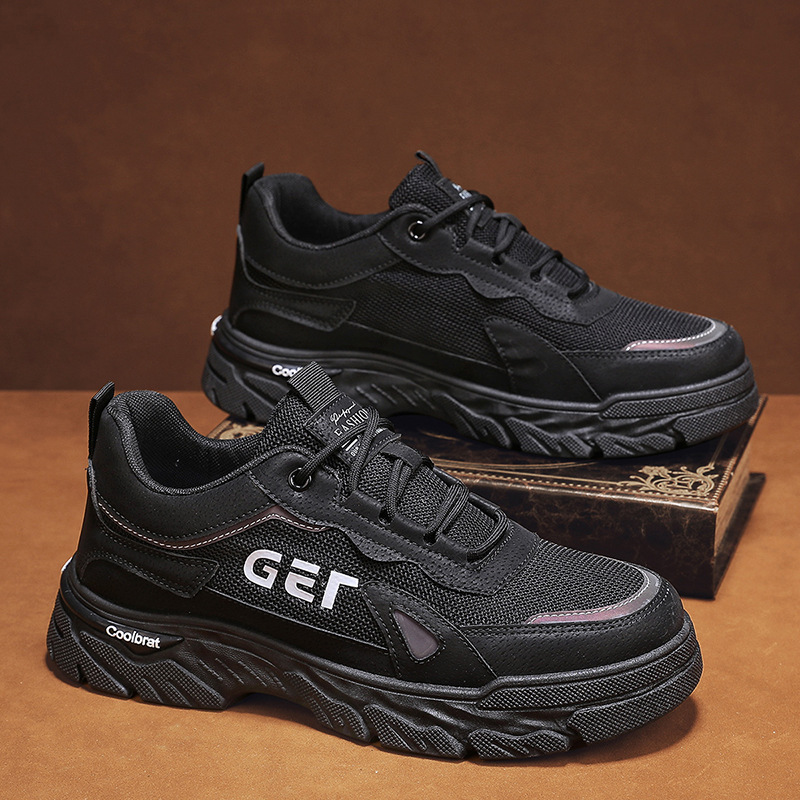 2024 otoño y invierno nuevo skate hombre botas Martin retro moda británica zapatos de tela de moda guapo zapatos de trabajo casuales para hombres