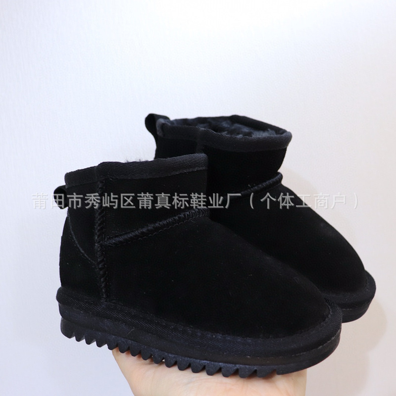 莆真标UG家周冬雨同款儿童雪地靴宝宝高帮棉鞋加绒保暖婴儿鞋棉靴|undefined