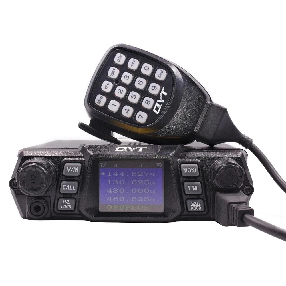 QYT quanyitong KT-980PLUS de alta potencia radio UV de doble etapa de cuatro guardias al aire libre walkie-talkie 75W