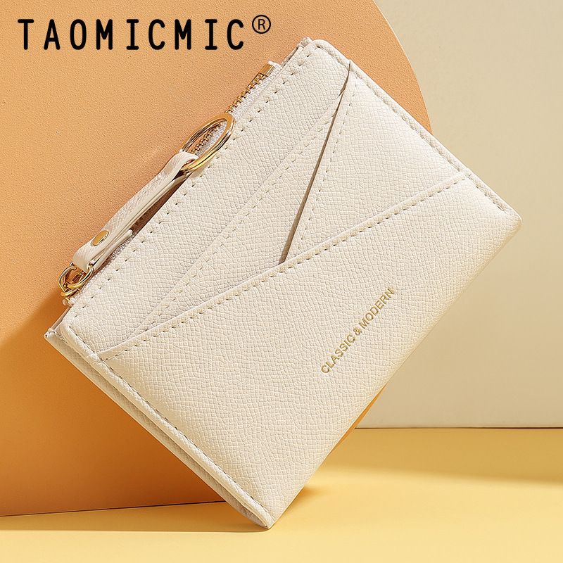 Niche Ins Women's Wallet Short Irregular Design Ultra-Thin Portable 80% off Zipper Keychain Coin Purse Niche Ins Women's Wallet Short Irregular Design Ultra-Thin Portable 80% off Zipper Keychain Coin Purse