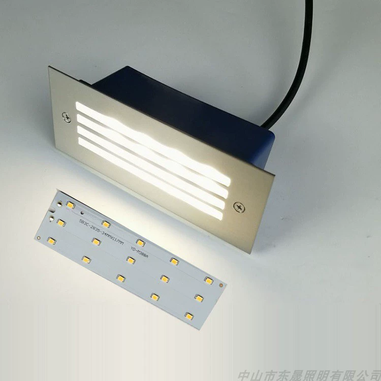 LED-ступени для лестниц, встроенное освещение пола для коридора