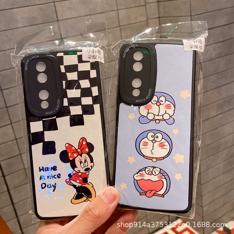 Чехол с мультяшным рисунком для Huawei MATE70PRO, защитный чехол для P70, привлекательный мягкий чехол для телефона Honor X60, подходящий для полных девушек.