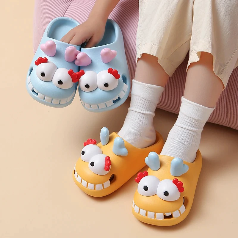 Симпатичные смешные сандалии родитель-ребенок