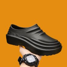 厨师鞋男轻便防滑鞋厨房工作鞋食堂厨工鞋防水防油耐磨男劳保鞋