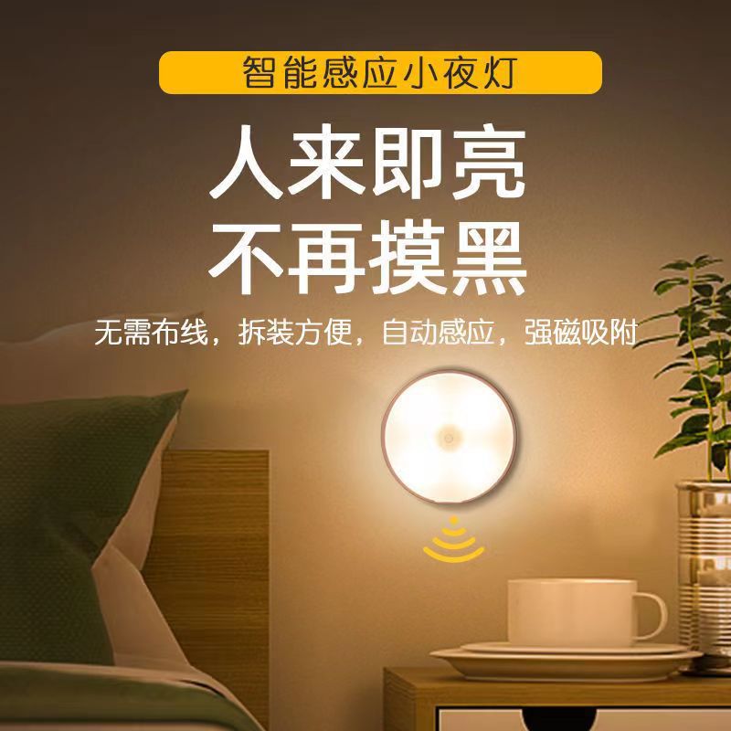Automatic human body sensing lights Little night light charging home…