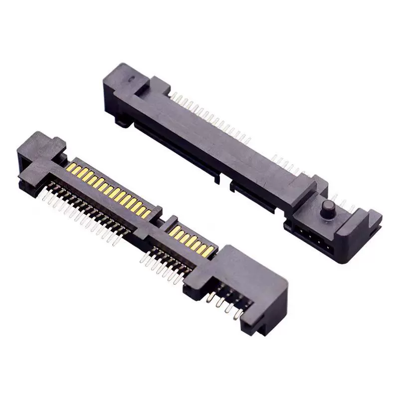 SATA4+7+15夹板公座机械硬盘接口适用希捷硬盘接口SATA接口插座