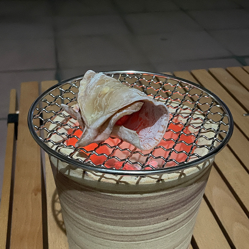 淄博烧烤网围炉煮茶家用电烤炉网红不锈钢烤炉加粗圆形网沥油网格