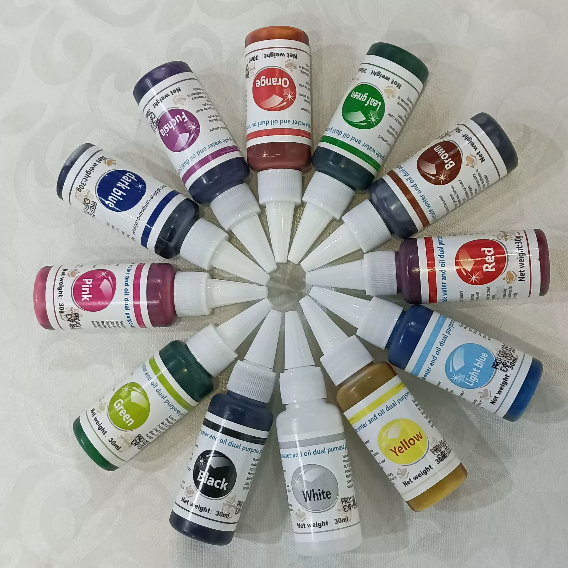 Внешняя торговля английский пигмент выпечка съедобный красный красный торт рамка черный красный 30 г пищевой краситель