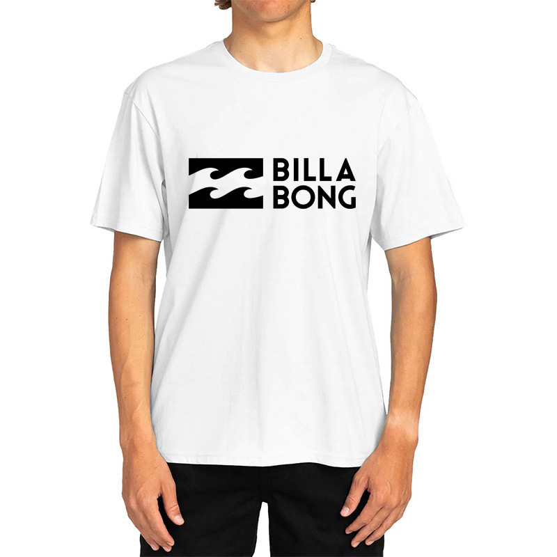 [Cross-Border European Code] Billabong Men's Summer Easiest for Match T-Shirt Loose Short Sleeve Seaside Casual Vacation Short Sleeve